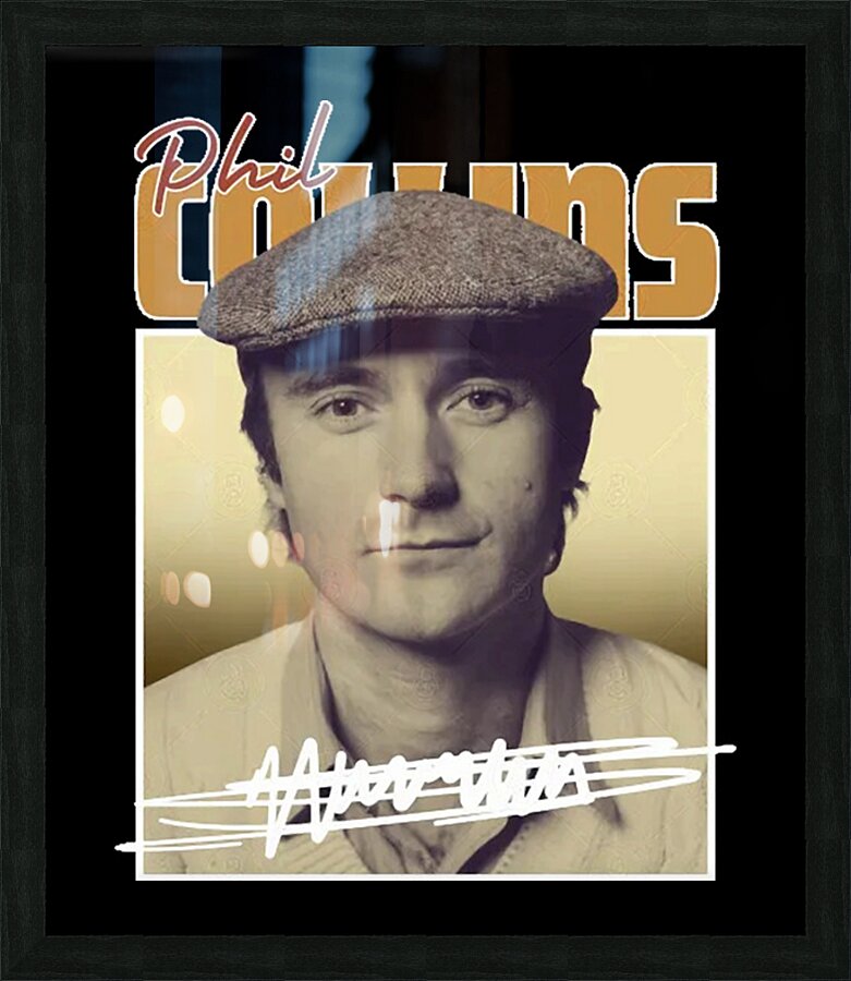 Phil Collins 3 Picture Frame print