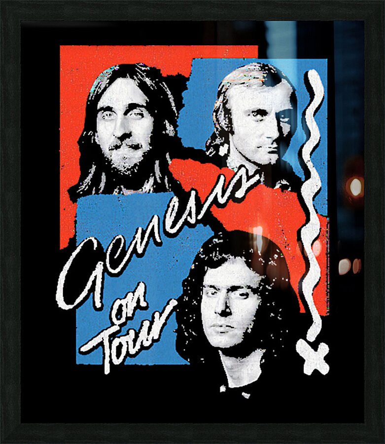 Phil Collins 10 Picture Frame print