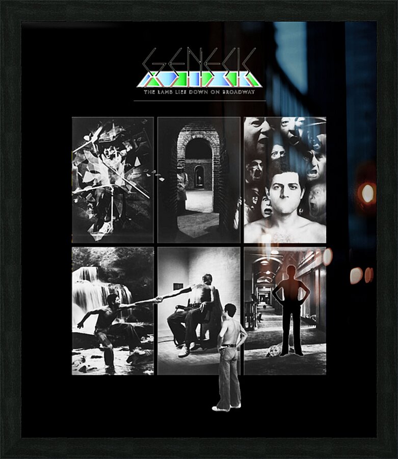 Phil Collins 24 Picture Frame print
