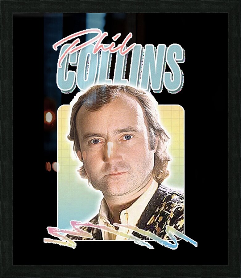 Phil Collins 29 Picture Frame print