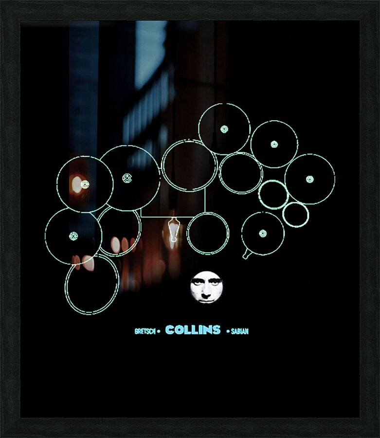 Phil Collins 60 Picture Frame print