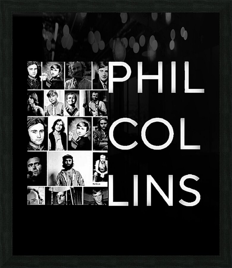 Phil Collins 63 Picture Frame print