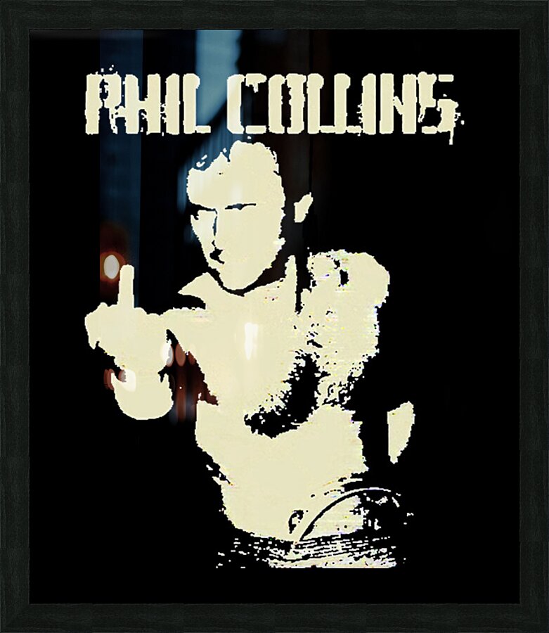 Phil Collins 64 Picture Frame print
