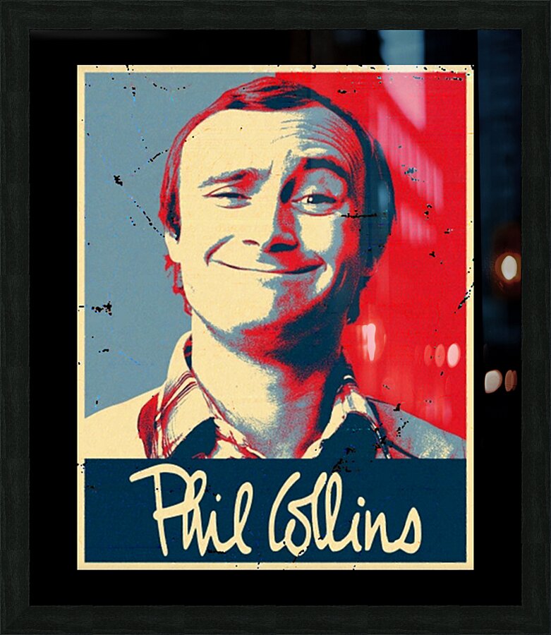 Phil Collins 3 Picture Frame print