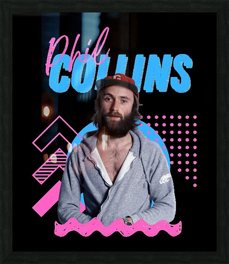Phil Collins 4 Picture Frame print