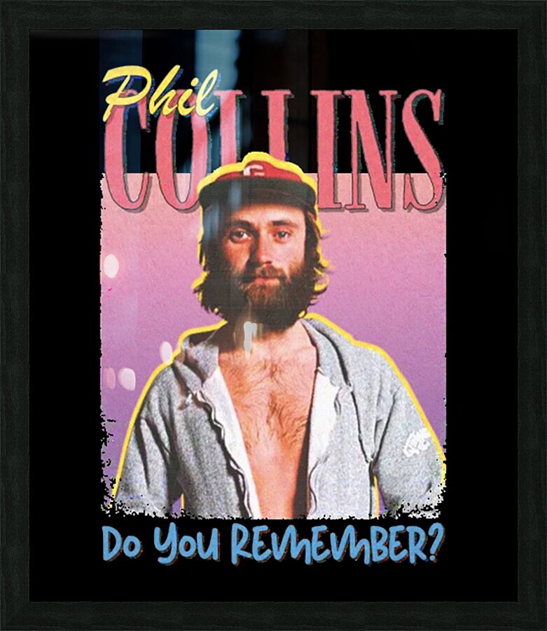 Phil Collins 9 Picture Frame print