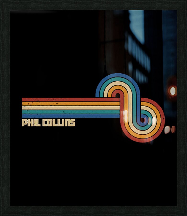 Phil Collins 10 Picture Frame print