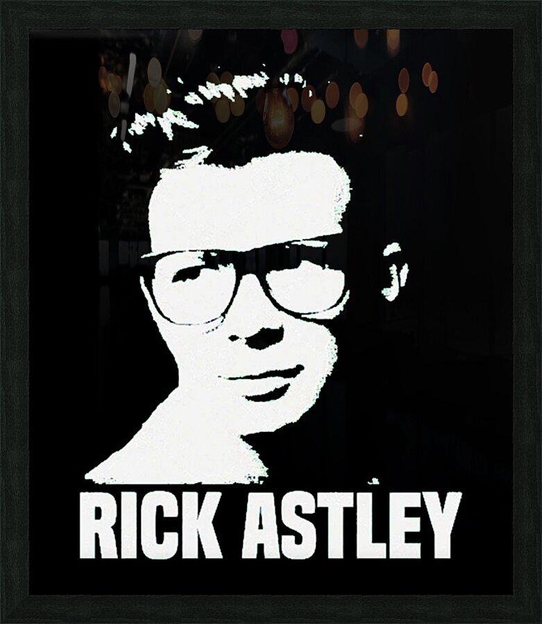 Rick Astley 6 Picture Frame print