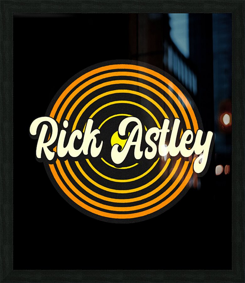 Rick Astley 15 Picture Frame print