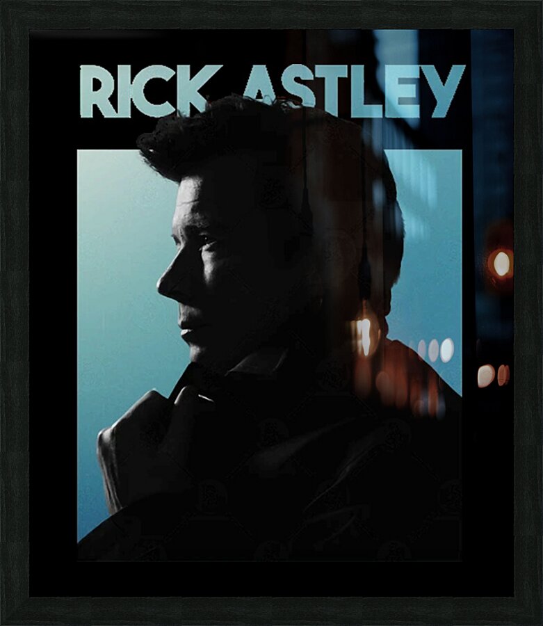 Rick Astley 29 Picture Frame print