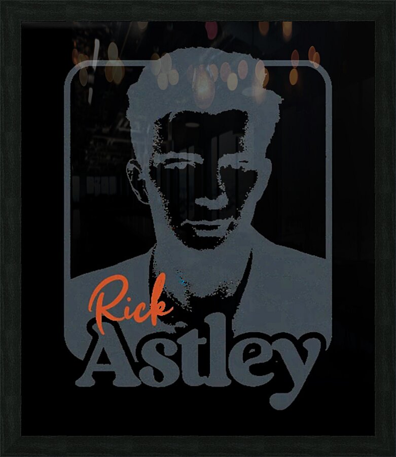 Rick Astley 31 Picture Frame print