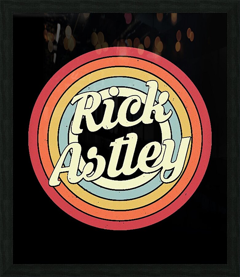 Rick Astley 49 Picture Frame print