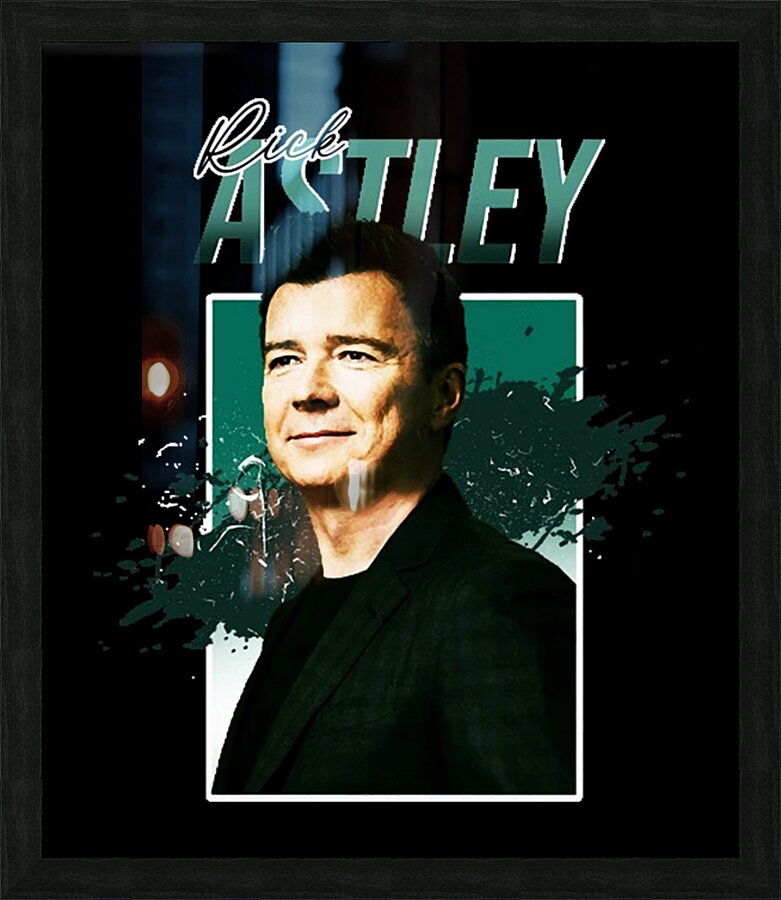 Rick Astley 52 Picture Frame print