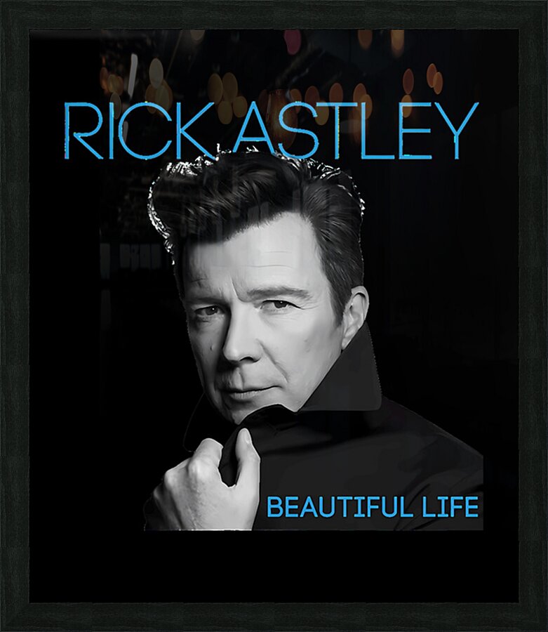 Rick Astley 56 Picture Frame print