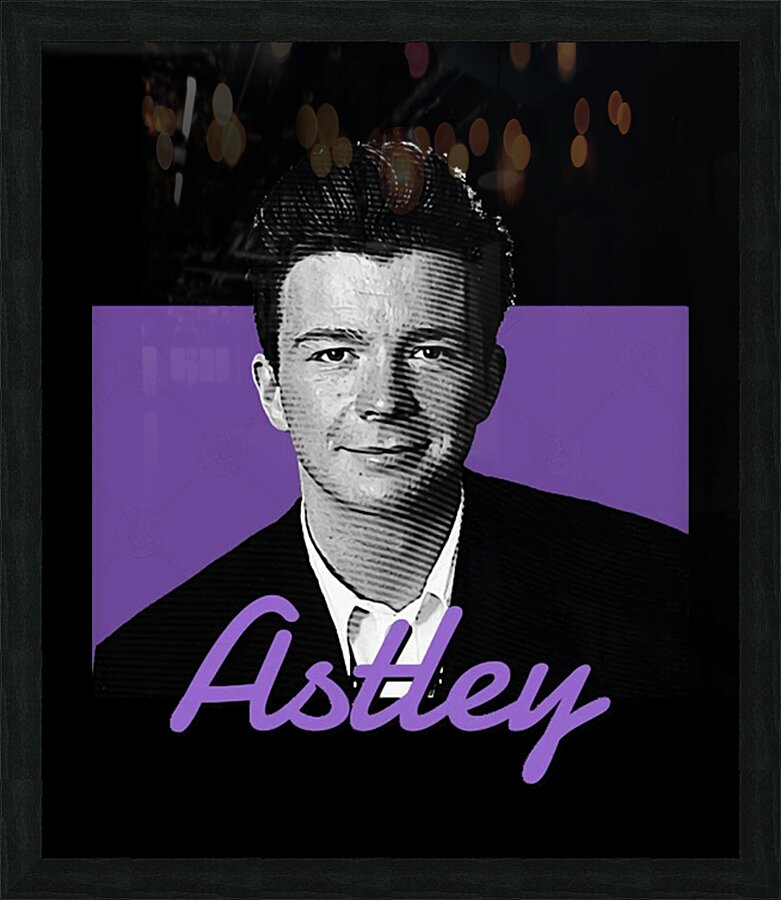 Rick Astley 61 Picture Frame print