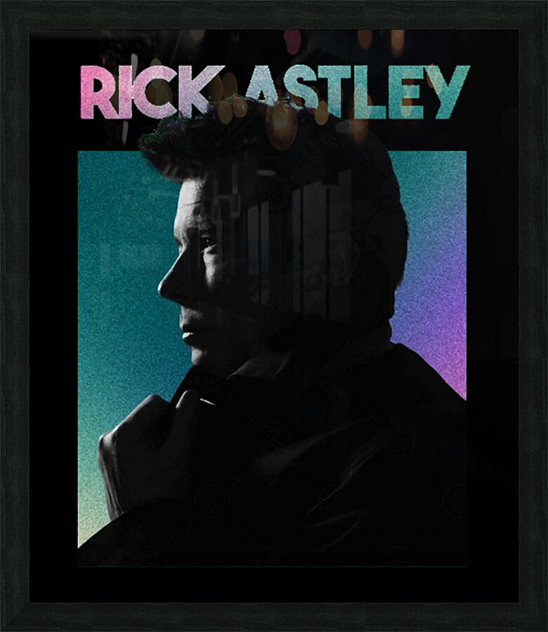 Rick Astley 62 Picture Frame print