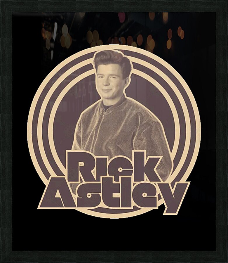 Rick Astley 65 Picture Frame print
