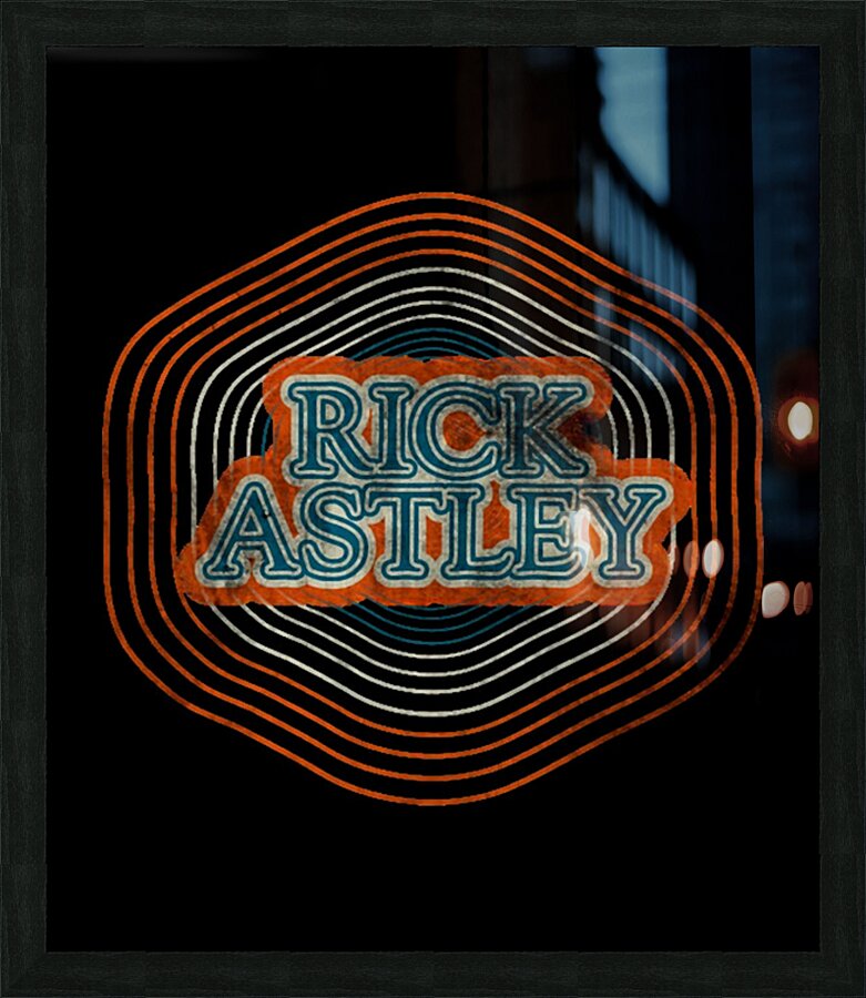 Rick Astley 66 Picture Frame print