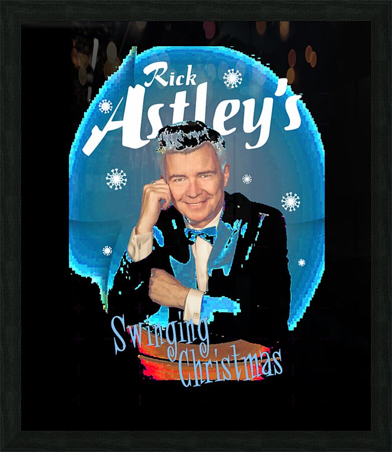 Rick Astley 74 Picture Frame print