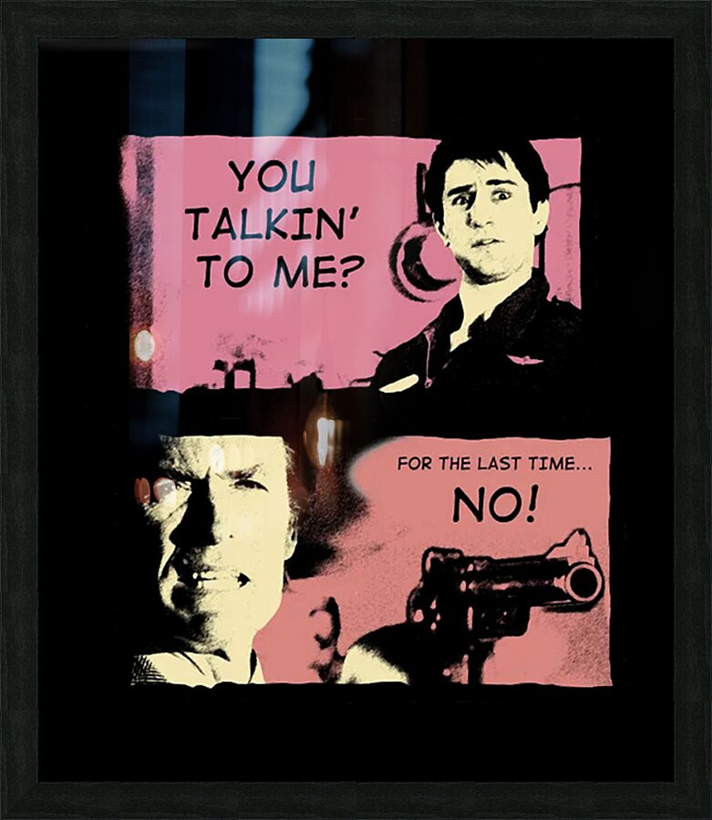 Robert De Niro 12 Picture Frame print