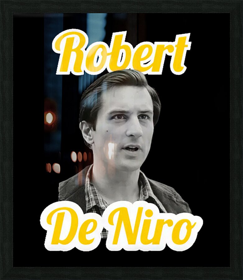 Robert De Niro 24 Picture Frame print