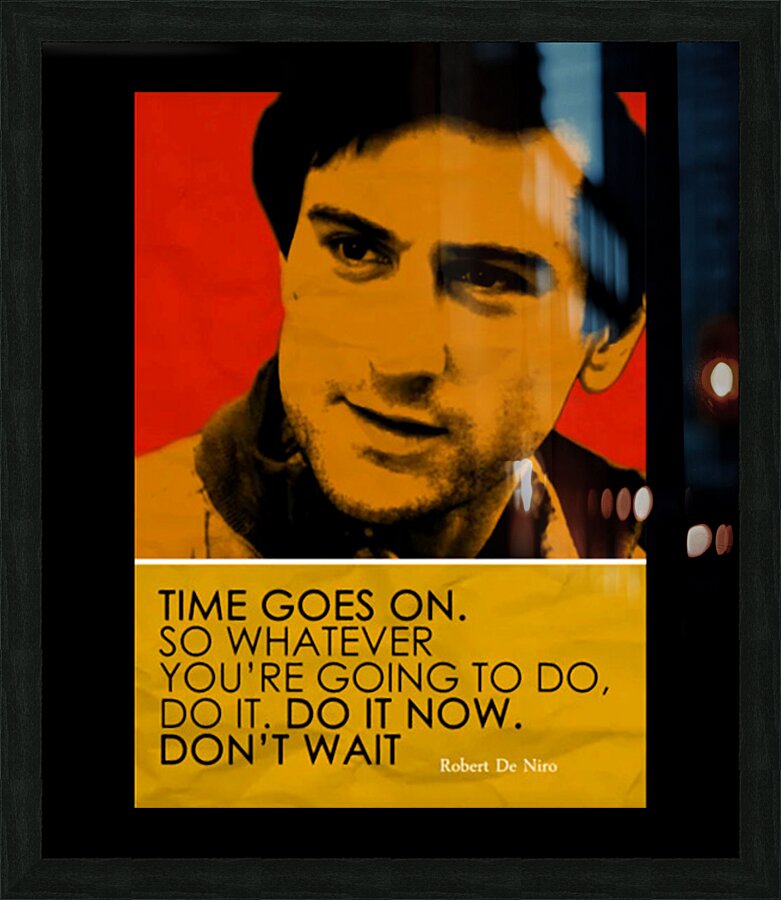 Robert De Niro 31 Picture Frame print