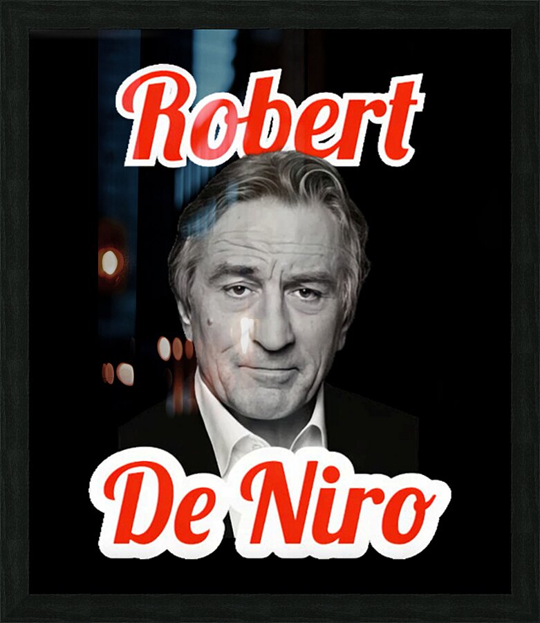 Robert De Niro 36 Picture Frame print