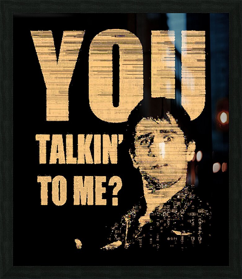 Robert De Niro 45 Picture Frame print