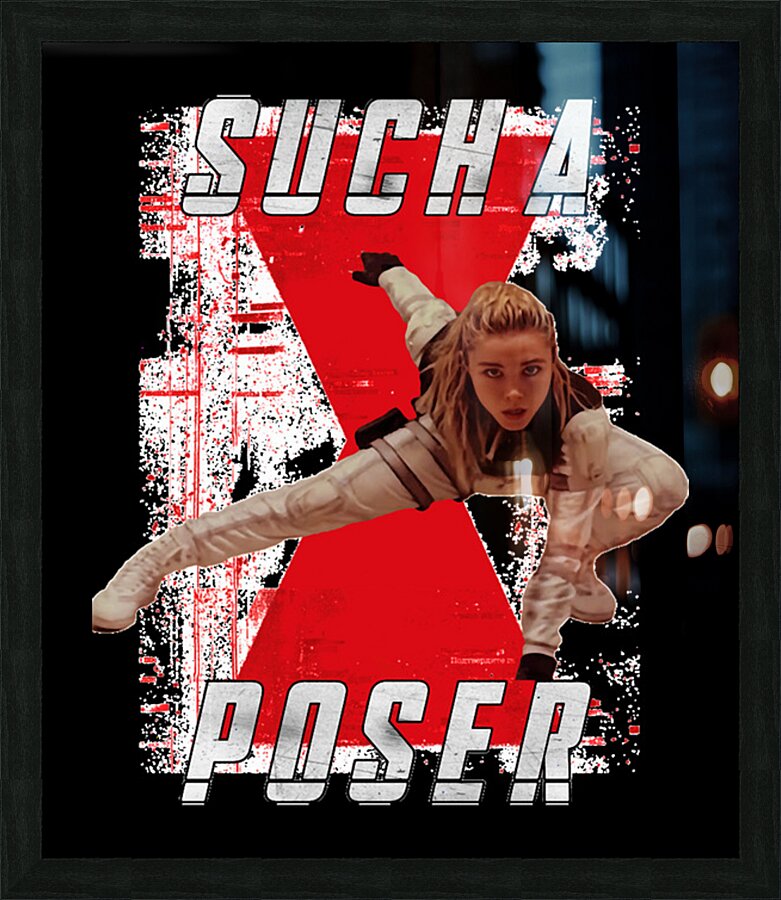 Scarlett Johansson 5 Picture Frame print