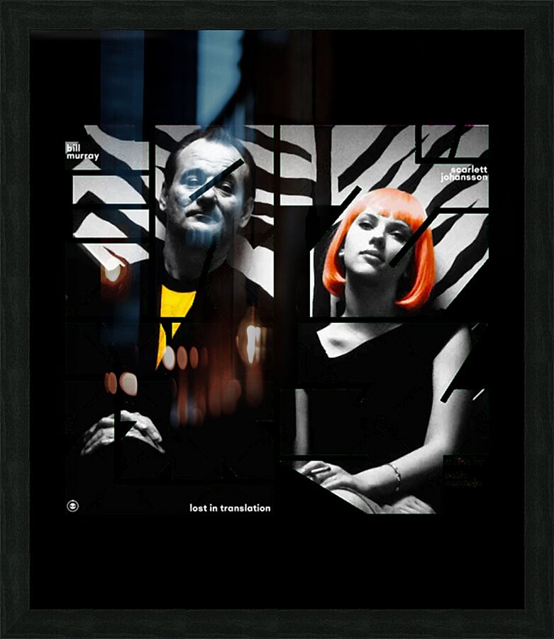 Scarlett Johansson 30 Picture Frame print