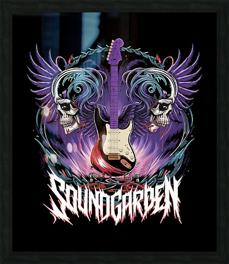 Soundgarden 9 Picture Frame print