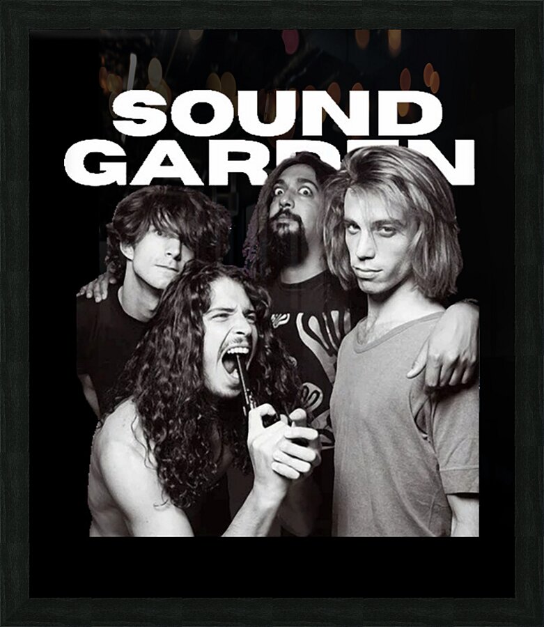 Soundgarden 12 Picture Frame print