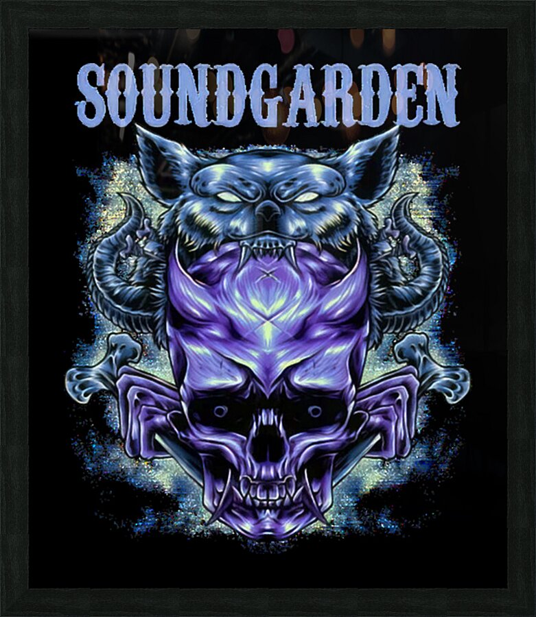 Soundgarden 35 Picture Frame print