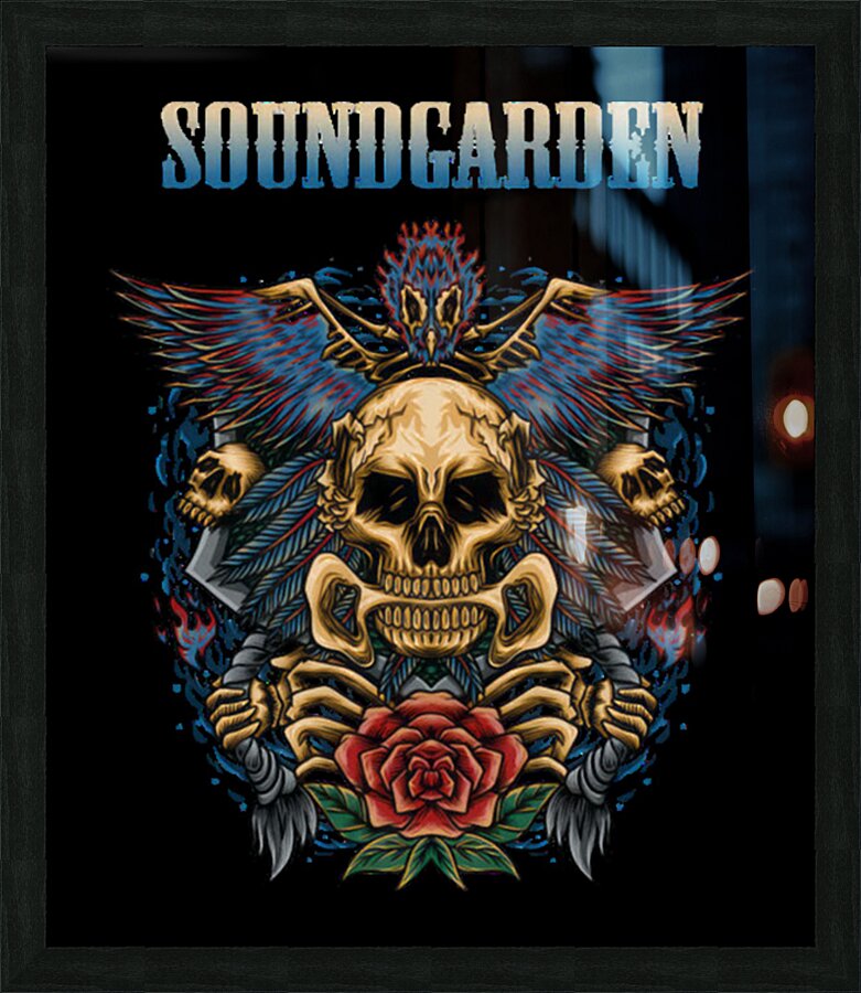 Soundgarden 39 Picture Frame print