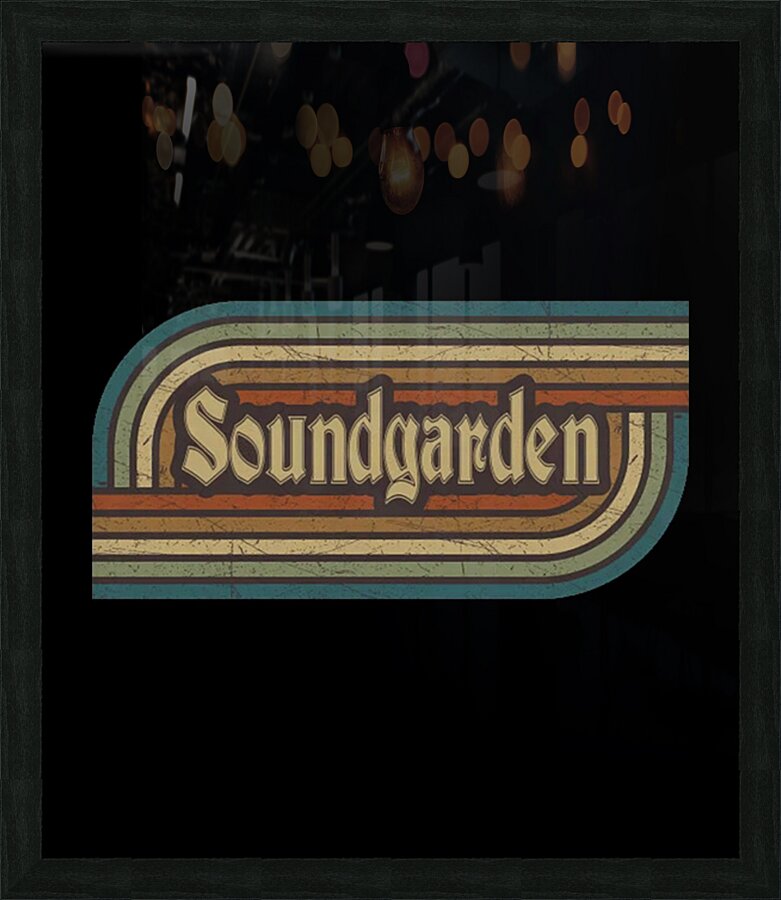 Soundgarden 49 Picture Frame print