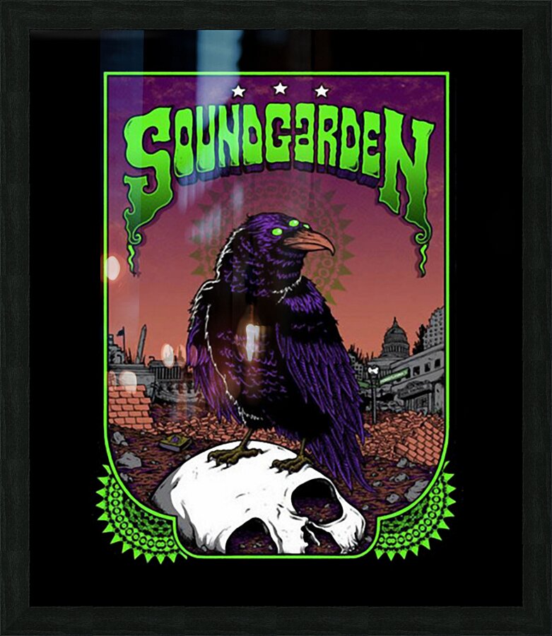 Soundgarden 52 Picture Frame print