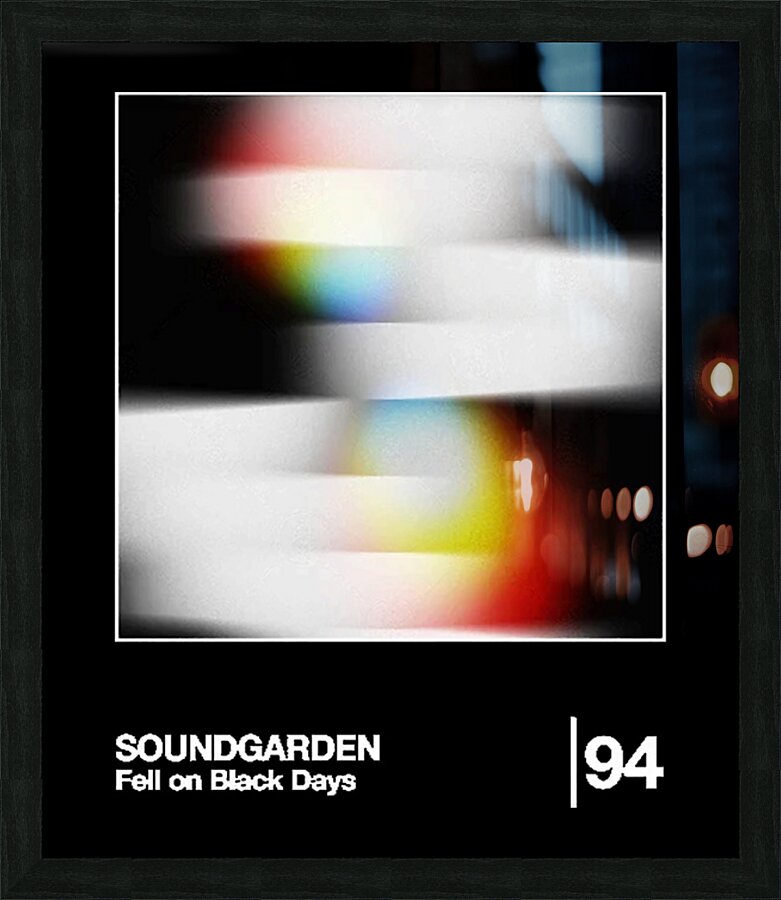 Soundgarden 63 Picture Frame print