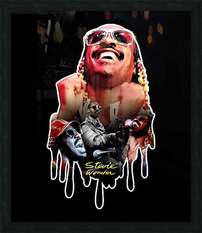 Stevie Wonder 21 Picture Frame print