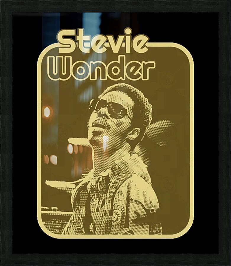 Stevie Wonder 31 Picture Frame print