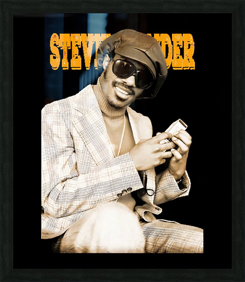 Stevie Wonder 32 Picture Frame print