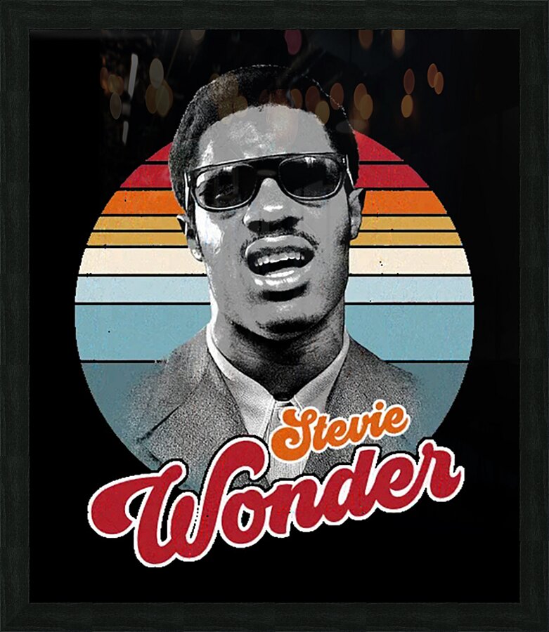 Stevie Wonder 21 Picture Frame print