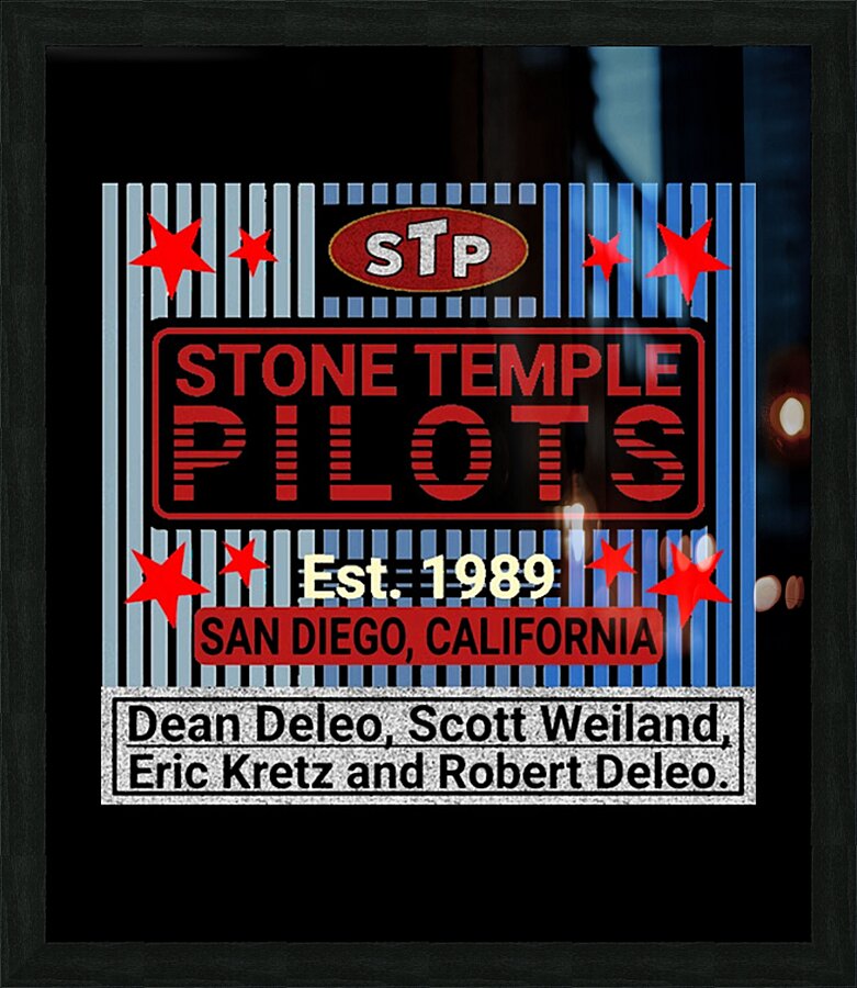 Stone Temple Pilots 24 Picture Frame print