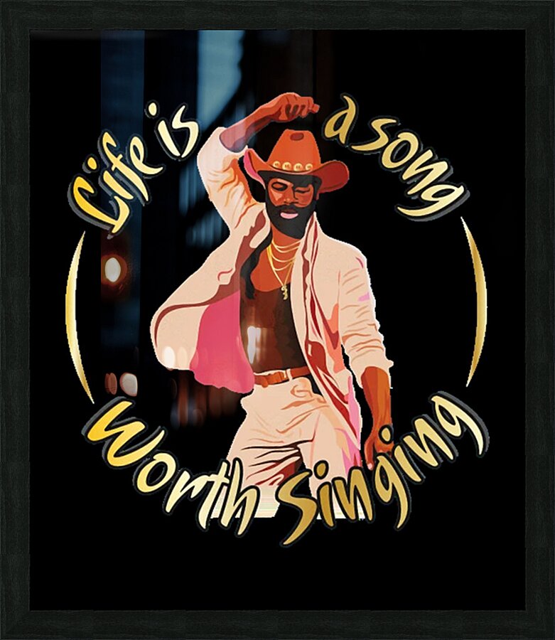 Teddy Pendergrass 2 Picture Frame print