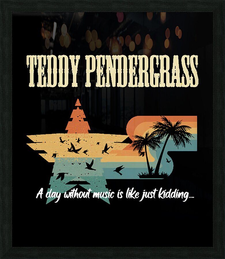 Teddy Pendergrass 13 Picture Frame print