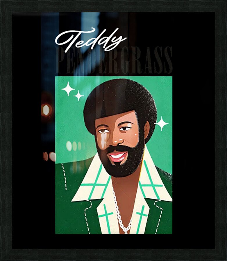Teddy Pendergrass 17 Picture Frame print