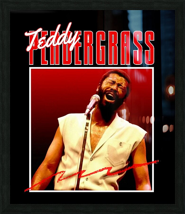 Teddy Pendergrass 20 Picture Frame print