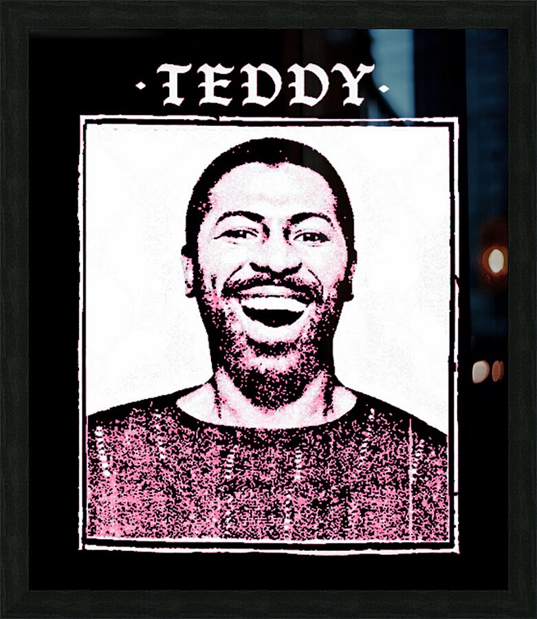 Teddy Pendergrass 35 Picture Frame print