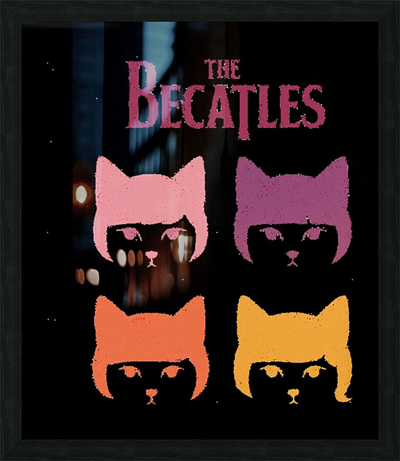 The Beatles 5 Picture Frame print