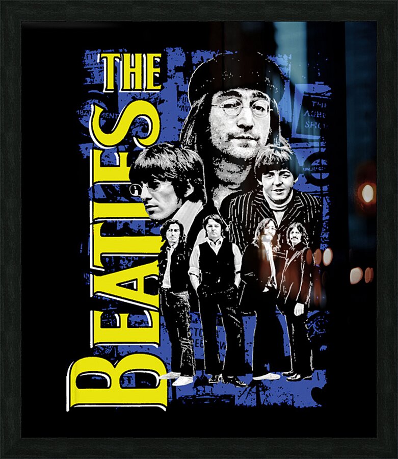 The Beatles 8 Picture Frame print