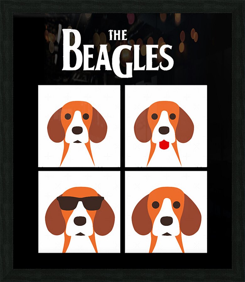 The Beatles 15 Picture Frame print